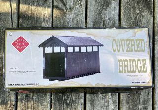 Aristo - Craft 1 Gauge Art - 7101 Brown Covered Bridge G - Scale Weatherproof
