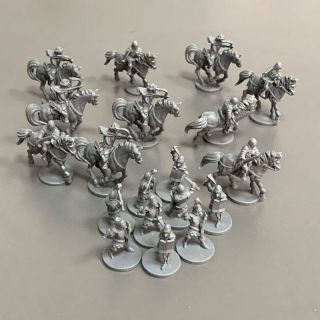 19x Foot Knight Miniatures Frm Time Of Legends: Joan Of Arc War Game Miniature