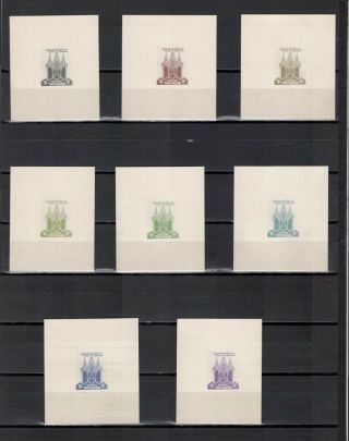 ,  1962 Against Malaria 20 Nominal In Different Colour Thick Paper