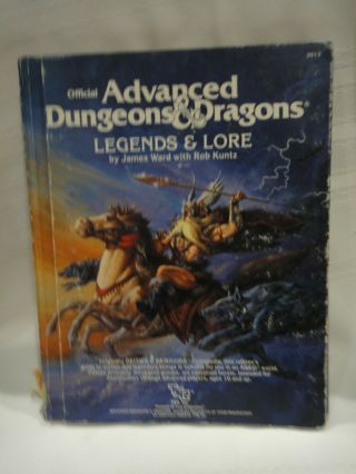 Advanced Dungeons & Dragons Legends & Lore 1984 (tsr 2103) R2 Guarded