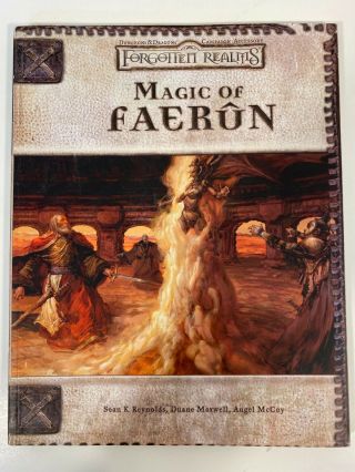 Dungeons & Dragons D&d Forgotten Realms Magic Of Faerun D20 Paperback Book