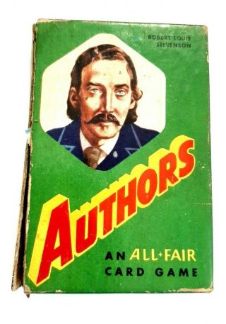 Vintage Authors Card Game - An All - Fair Card Game