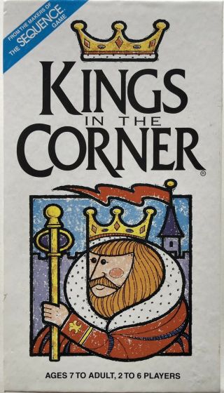 Kings In The Corner Card Game - 1996 - By Jax Ltd.  Complete