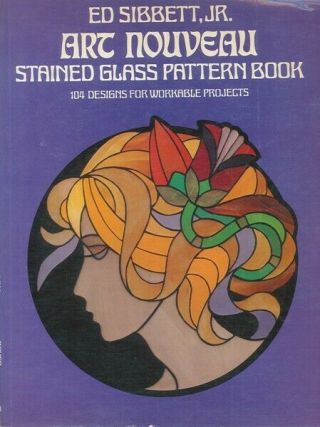 Art Nouveau Stained Glass Pattern Book