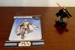 Star Wars Miniatures - Darth Tyranus Legacy Of The Dark Side W/ Card Nm