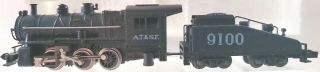 Minitrix 2916 N Scale ATSF 0 - 6 - 0 Steam Locomotive/ Tender 