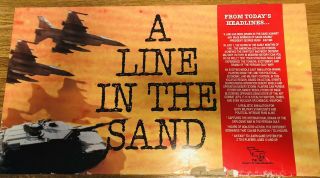 Tsr: A Line In The Sand: Operation Desert Storm Board Game