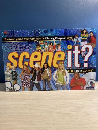 Disney Scene It? Disney Channel Trivia Dvd Game Ages 8 - Adult - 100 Complete