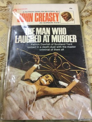 The Man Who Laughed At Murder By Day By John Creasey Crime Thriller Bondage Cvr