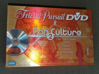 Trivial Pursuit Dvd " Pop Culture 2 " Game The Trivia Board Game 2005