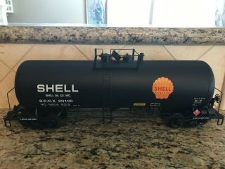 G Scale Shell Oil Tanker For Model Train