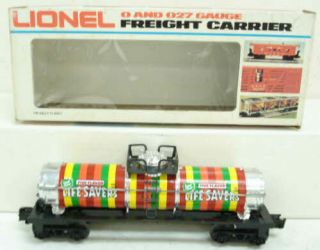 Lionel 6 - 9278 Lifesavers Chrome Plated Single Dome Tank Car Ln/box