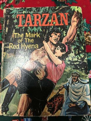 Vintage 1967 Whitman Big Little Book Tarzan The Mark Of The Red Hyena