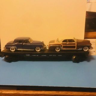 Lionel Flats With Desoto & Chrysler 1/43
