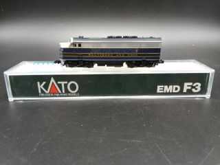 Kato N Scale 176 - 185 F3 - A Phase Ii B&o 87 Baltimore & Ohio Engine Locomotive