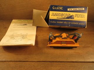 1950`s American Flyer Lines 740 Hand Car - By Gilbert W/ Box,  Inst.