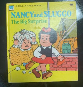 Nancy And Sluggo,  The Big Surprise By Jean Lewis A Tell - A - Tale Book
