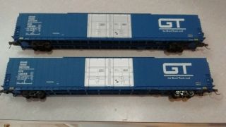 Walthers Grand Trunk 86 ' PS High Hi Cube Box Car 2 Pack 932 - 23514 GT GTW CN 2