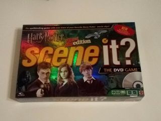 Harry Potter Scene It? 2nd Edition Dvd Board Game.  Complete Set.