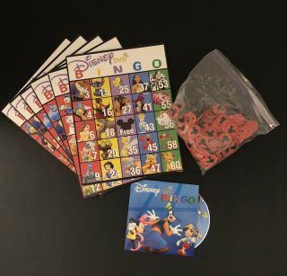 Disney DVD BINGO FOR AGES 4,  2 - 6 Players Collectible 2