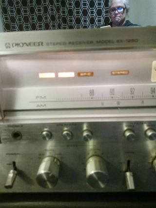 Pioneer stereo receiver Model Sx 1250 3