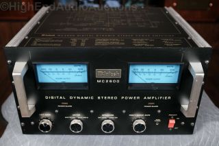 Mcintosh Mc2600 Stereo Power Amplifier - 600 Watts/ch - Vintage Classic 1