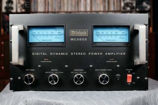 McIntosh MC2600 Stereo Power Amplifier - 600 Watts/CH - Vintage Classic 1 2