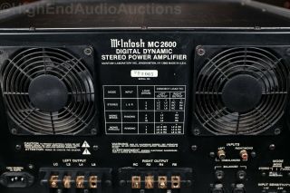 McIntosh MC2600 Stereo Power Amplifier - 600 Watts/CH - Vintage Classic 1 4