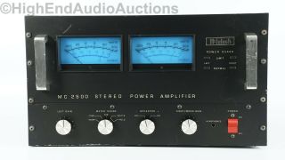 McIntosh MC 2500 Stereo Power Amplifier - 500 Watts/CH - Vintage Classic 2