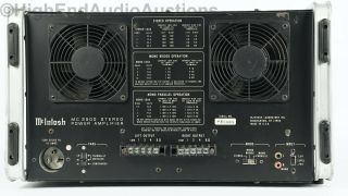 McIntosh MC 2500 Stereo Power Amplifier - 500 Watts/CH - Vintage Classic 6