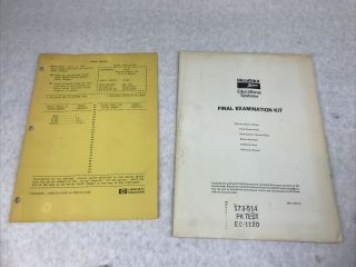 Hewlett Packard 5036A Microprocessor Lab - With Manuals and Paper Work 5