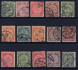 China Stamp - Lot 1 Coiling Dragons Stamps (2 Scans)