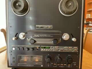 Vintage Teac X - 1000r Blk Auto - Reverse Reel To Reel Tape Deck W/ Tz - 612 Hubs