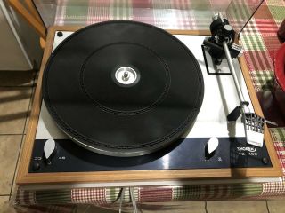 Thorens Td 160 Turntable With Dust Cover Made In Germany Rare