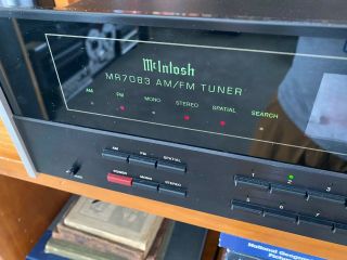 Vintage McIntosh MR7083 AM FM Stereo Spatial Tuner - 100 Operational 3