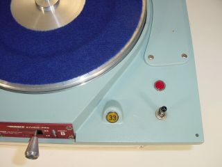 Vintage Russco Studio - Pro Model B QRK 2 - Speed Transcription Turntable w/ Bodine 5