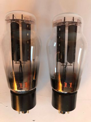 274b Western Electric Tube Matched Pair 5r4 Altec Audio Phono Fisher Allnic