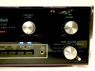 McIntosh MA 6100 Vintage Integrated Amplifier AUDIOPHILE SERVICED 100 A, 5
