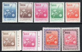 Ro China/taiwan 1979 Plum Blossom High Value Set Mnh