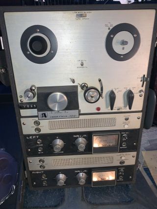 Roberts 770x (akai M8) Stereo Reel To Reel Player Recorder Analog Tube Hi - Fi Amp