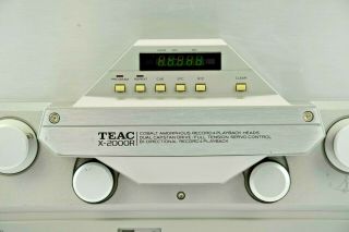 Teac X2000R Reel to Reel Tape Deck W/ Extra Replacement Belt 2