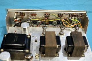 HH Scott 200B Integrated Stereo Vacuum Tube Amplifier Telefunken 5