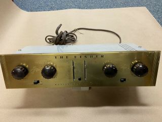 The Fisher 50 - C Master Audio Control Tube Preamp With Tubes