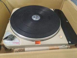 Thorens TD 124 Turntable With box 3