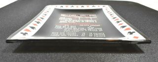 Vintage Collectible Bridge Card Game Rules Glass Dish Ashtray,  Candy,  Trinket 3