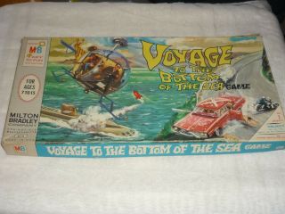Vintage 1964 Milton Bradley Voyage To The Bottom Of The Sea Game