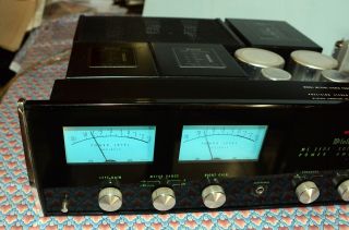 McIntosh MC2505 stereo power amplifier with analog meters 2