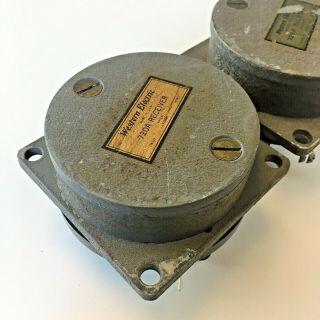 Western Electric 720a Receiver Compression Drivers For Altec We 32a Horns