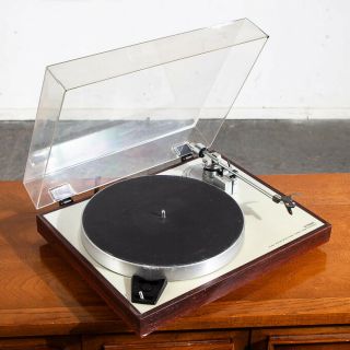 Mid Century Modern Record Player Luxman Pd 284 Turntable Rosewood Ortofon 30 Mcm