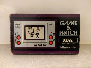 Nintendo Game And Watch Judge - Purple - Cib